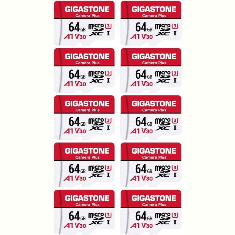 Gigastone Micro SD Cards, SDHC or SDXC W/ Adapter