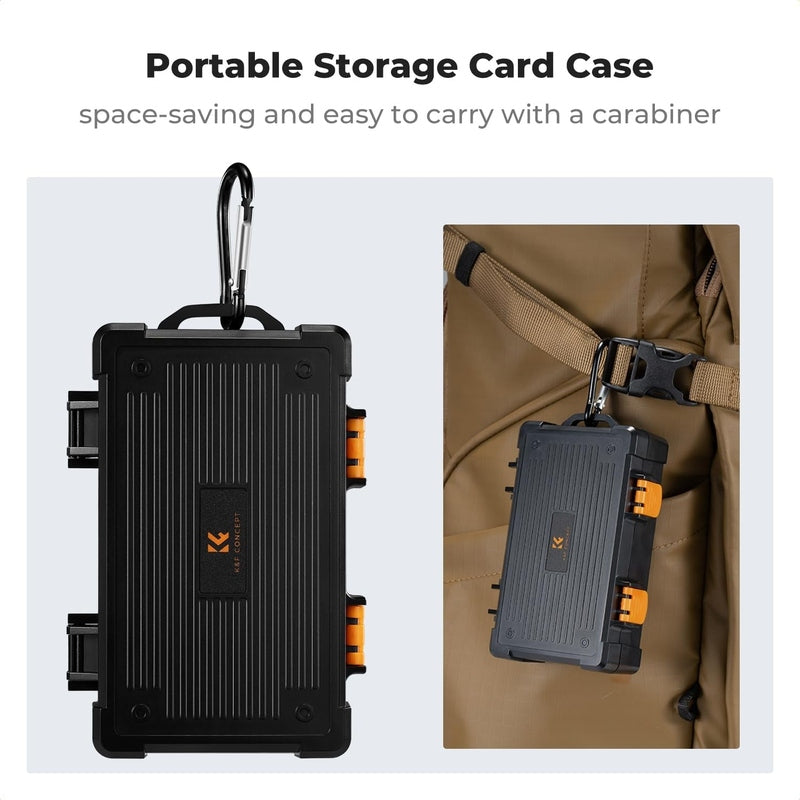 K&F Concept Camera Battery and Memory Card Case