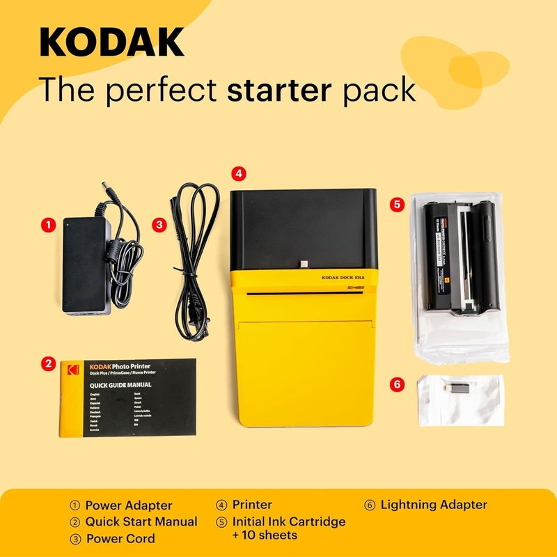 Kodak Dock ERA Plus 4PASS Instant Photo Printer