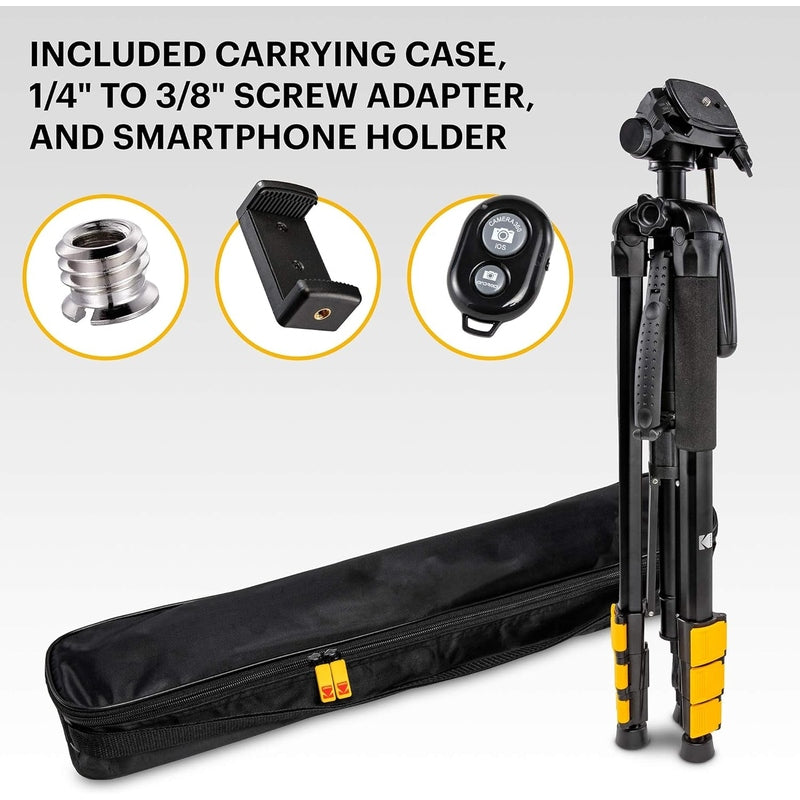 Kodak PhotoGear 62" Lightweight Tripod with Monopod