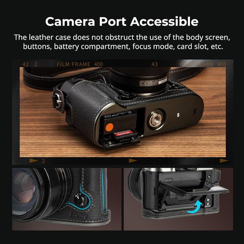 Leather Half Case for FujiFilm X-T50