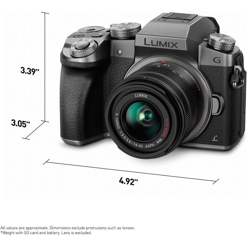 Panasonic Lumix G7 Mirrorless Camera w/14-42mm Lens