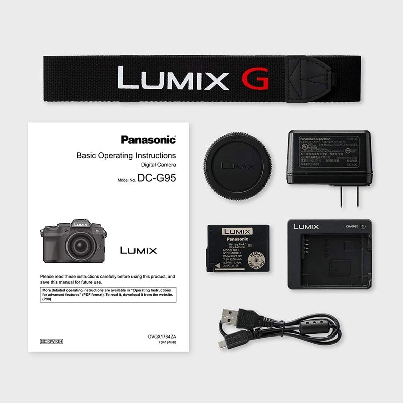 Panasonic Lumix G95 Hybrid Mirrorless Camera w/12-60mm Lens