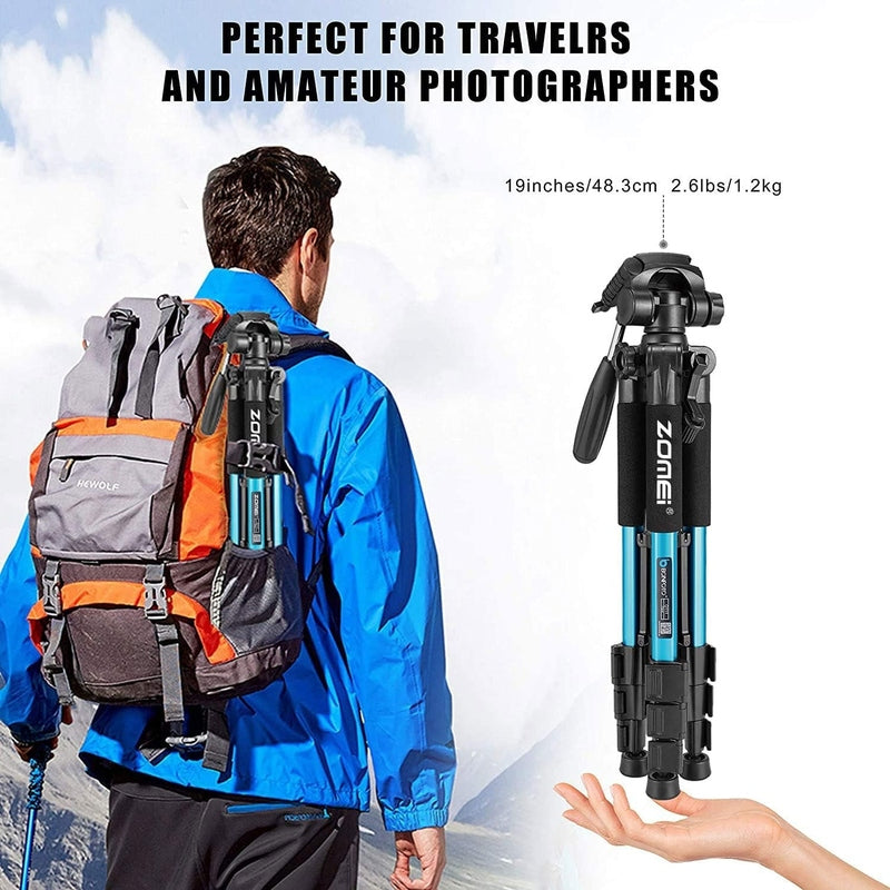 Zomei Portable 55" Q111 Camera Tripod