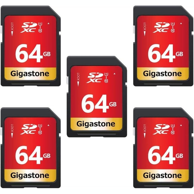 Gigastone 4GB, 8GB or 64GB SD Memory Cards