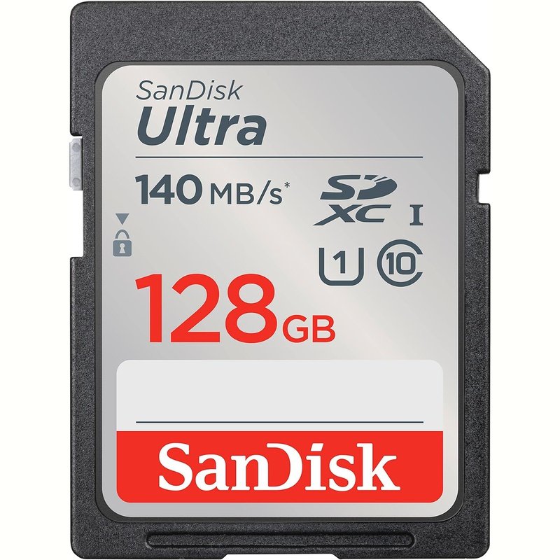 SanDisk 64GB 128GB 256 or 512GB SD Ultra Memory Cards