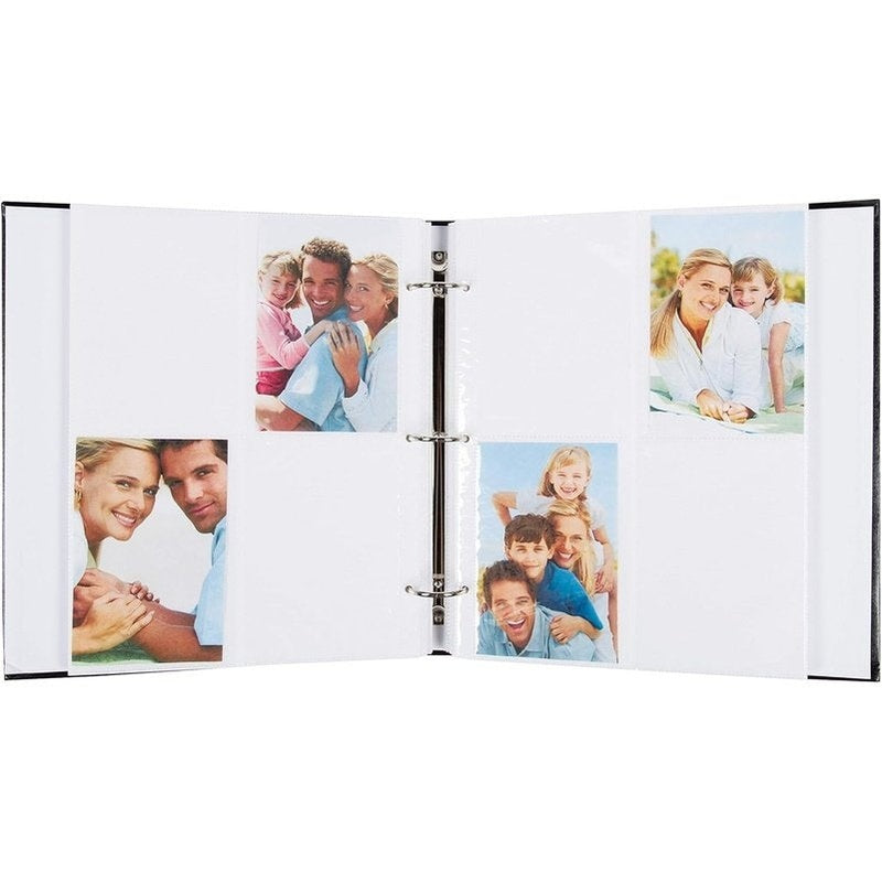 Traditional Photo Albums, Holds 440 4X6 Photos, Set of 4, Black
