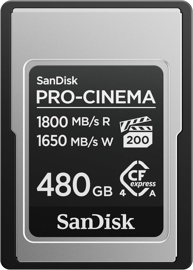 SanDisk 480GB Pro-Cinema CFexpress Type A SD Card