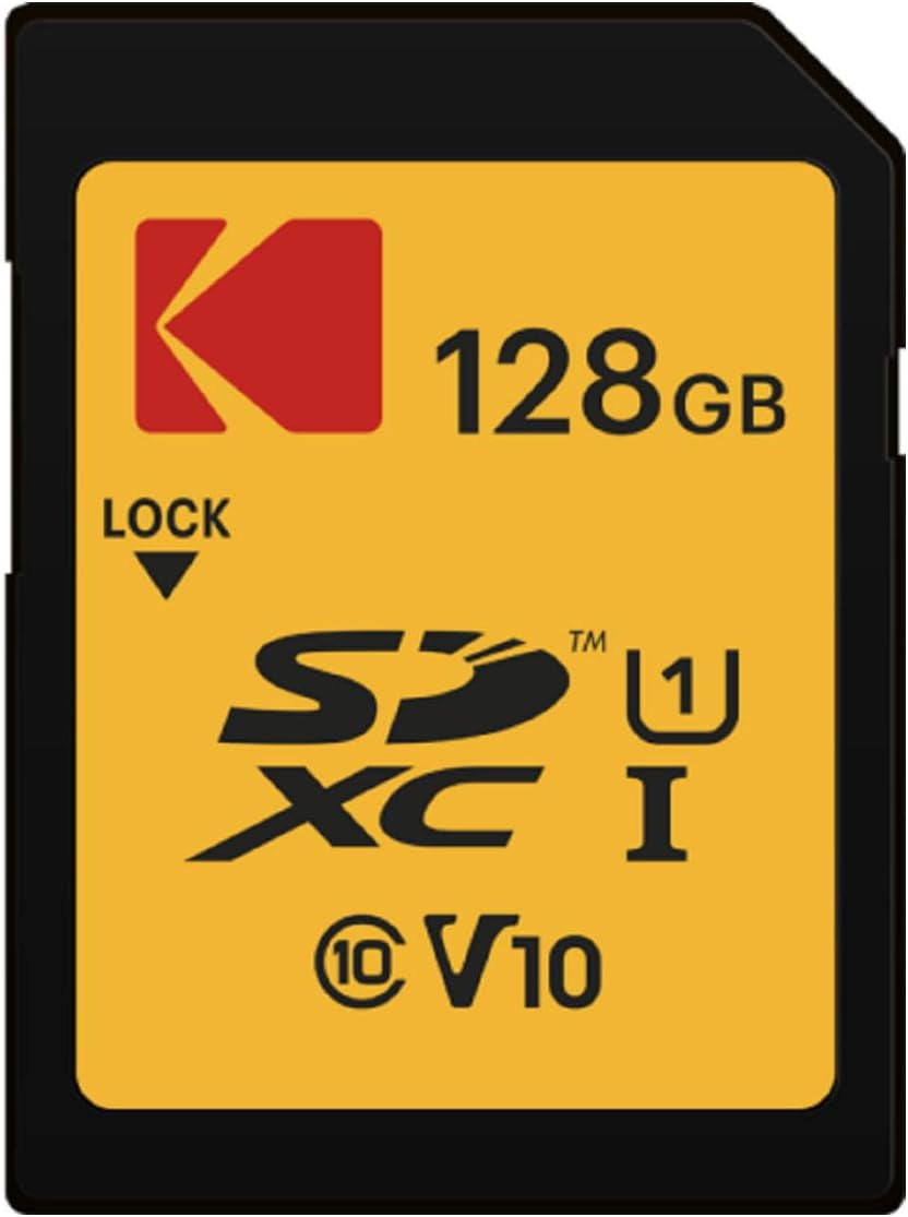 Kodak SDXC Card 128GB UHS-I U1 V10 Premium