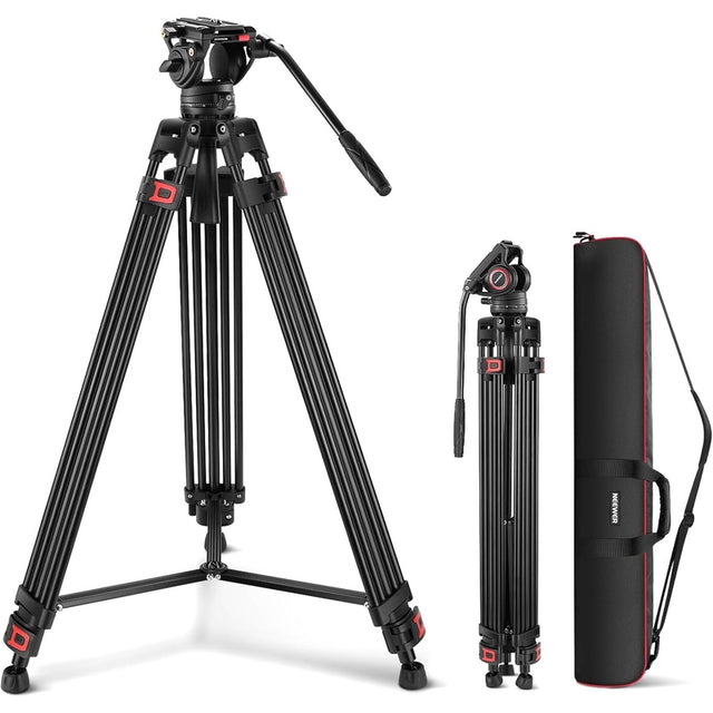Neewer 74" Pro Video Tripod with Fluid Head, TP74
