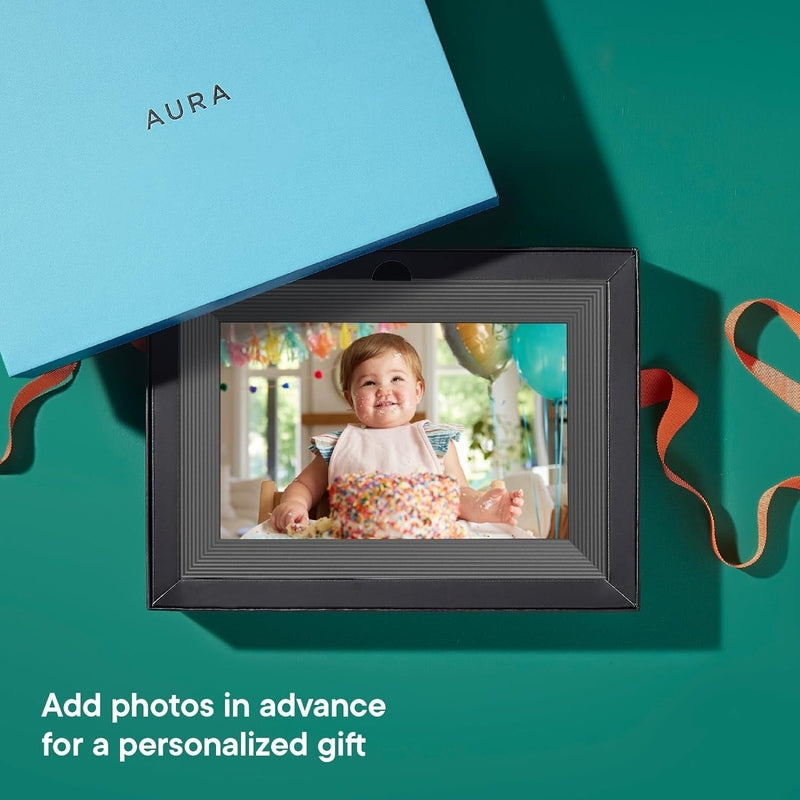 Aura Carver 10.1" Digital Picture Frame, WiFi, Unlimited Storage