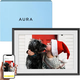 Aura Carver 10.1" Digital Picture Frame w/Mat, WiFi, Unlimited Storage