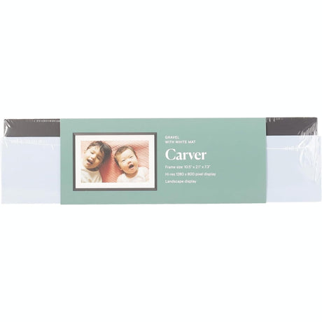 Aura Carver 10.1" Digital Picture Frame w/Mat, WiFi, Unlimited Storage