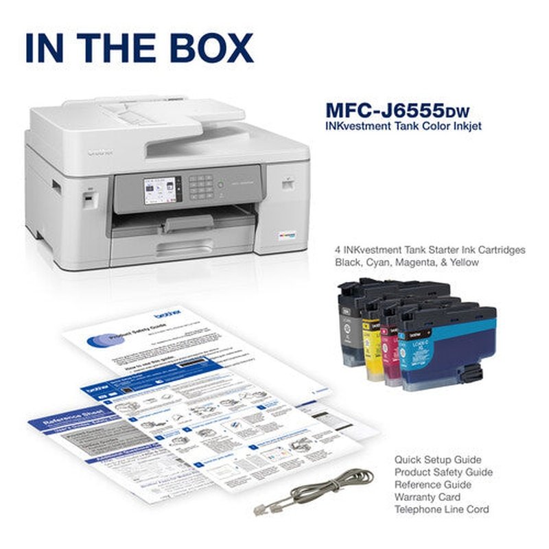 Brother MFC-J6555DW All-in-One Color Inkjet Printer