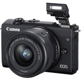 Canon EOS M200 Mirrorless Camera with 15-45mm Lens, Black