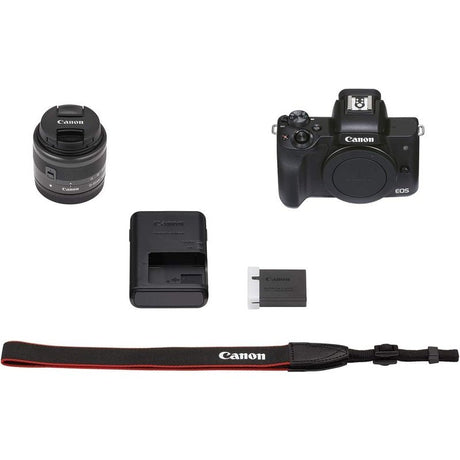 Canon EOS M50 Mark II Mirrorless Camera with 15-45mm Lens