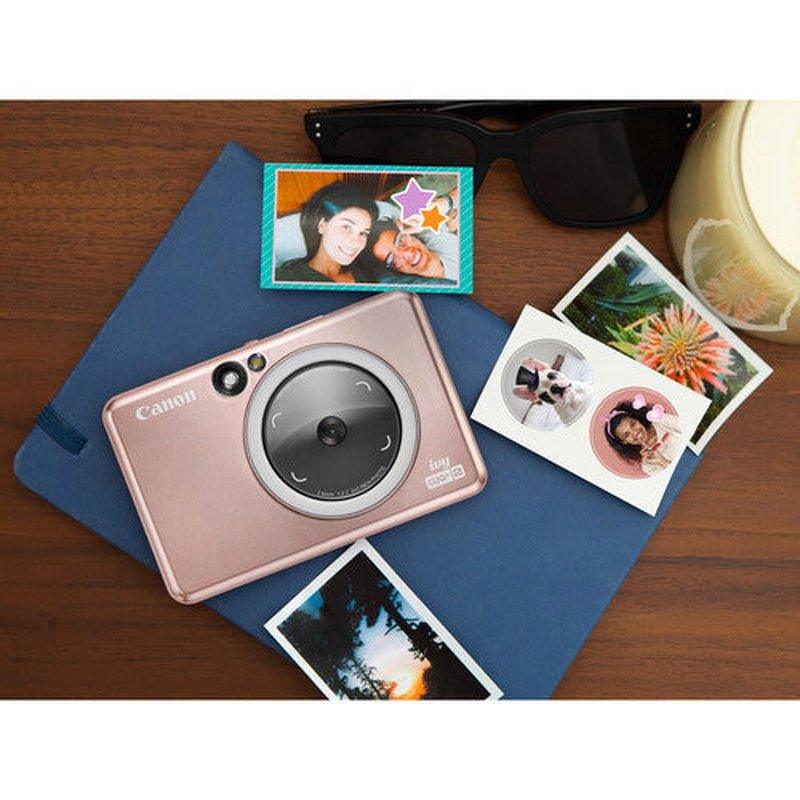 Canon IVY CLIQ2+ Instant Digital Camera & Printer, Rose Gold