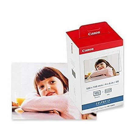 Canon KP-108IN Color Ink and Paper Set, 3 Pack