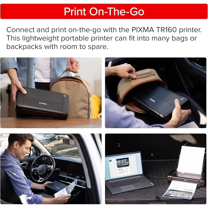 Canon PIXMA TR160 Wireless Portable Printer