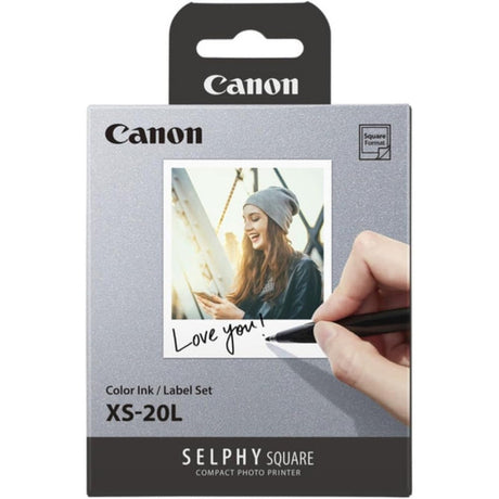 Canon SELPHY Square Printer Color Ink/Label Set XS-20L or XC-20/60L