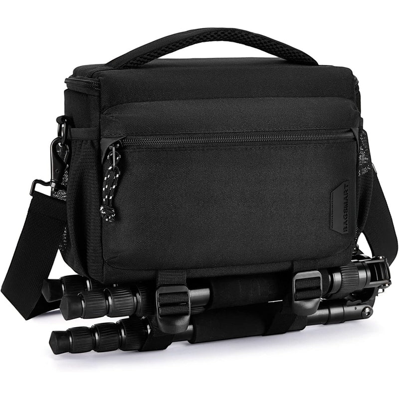 Compact Camera Shoulder Bag w/Tripod Holder