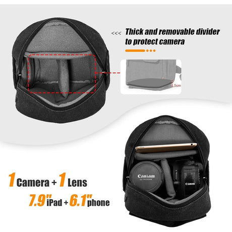 Compact Waterproof Camera Sling Bag