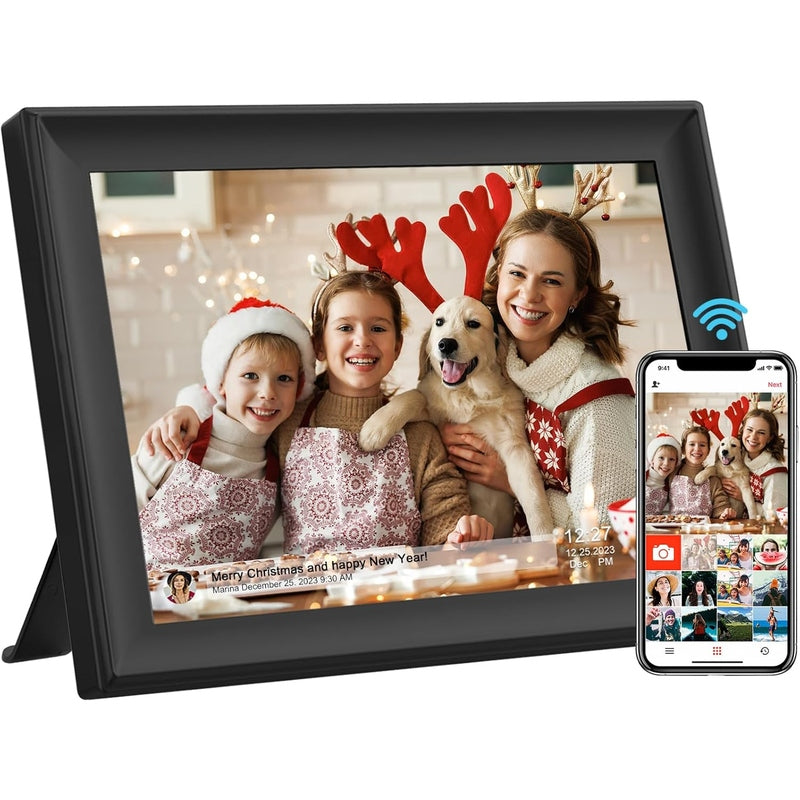 Digital Photo Frame, WiFi, LCD Touch Screen, Auto-Rotate, Built in 16GB Memory