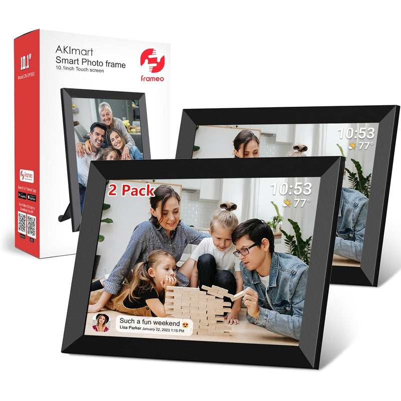 Digital Photo Frame, WiFi, LCD Touch Screen, Auto-Rotate, Built in 16GB Memory