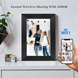 Digital Photo Frame WiFi Touch Screen, w/16GB Storage, Share Photos Remotely