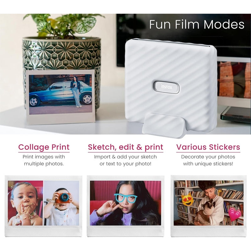 FujiFilm Instax Link Wide Smartphone Printer Bundle