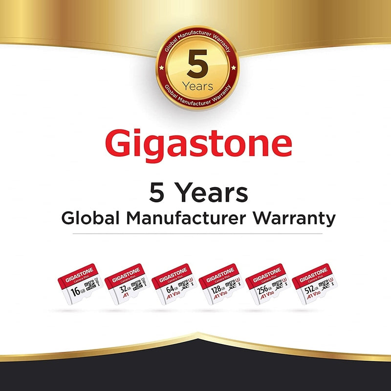 Gigastone Micro SD Cards, SDHC or SDXC W/ Adapter