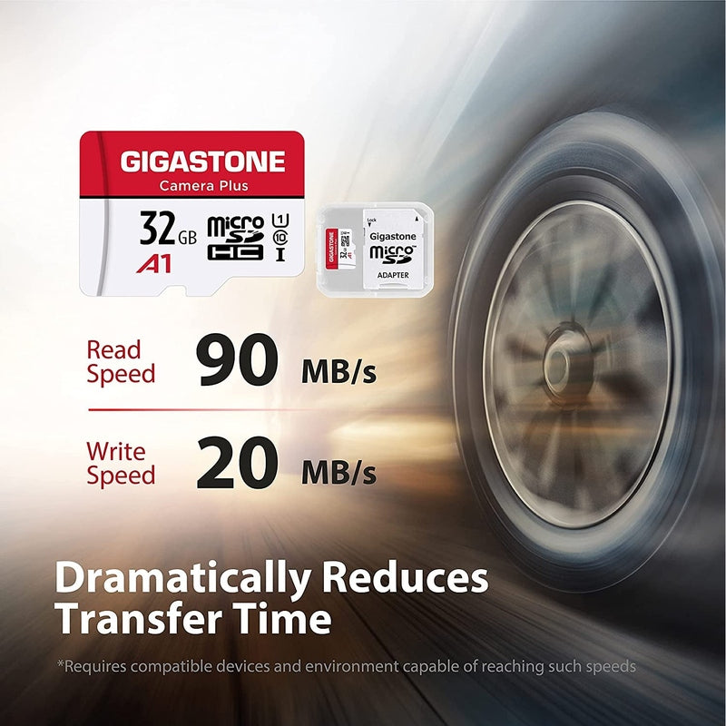 Gigastone Micro SD Cards, SDHC or SDXC W/ Adapter