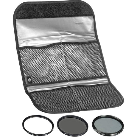 Hoya HMC UV Circular Polarizer ND8 Digital Filter Kit of 3 w/Pouch