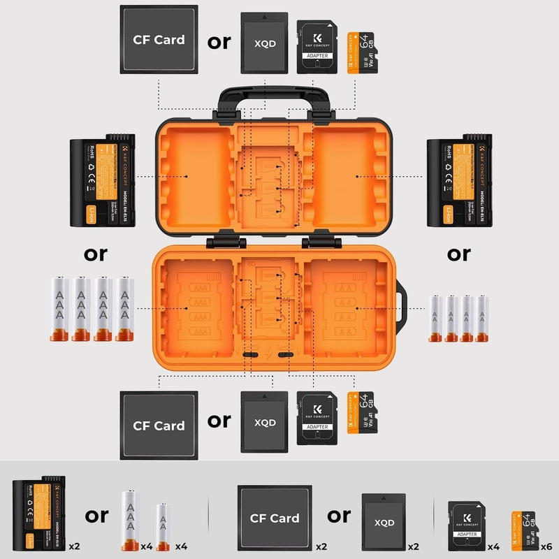 K&F Concept Camera Battery Memory Card Case