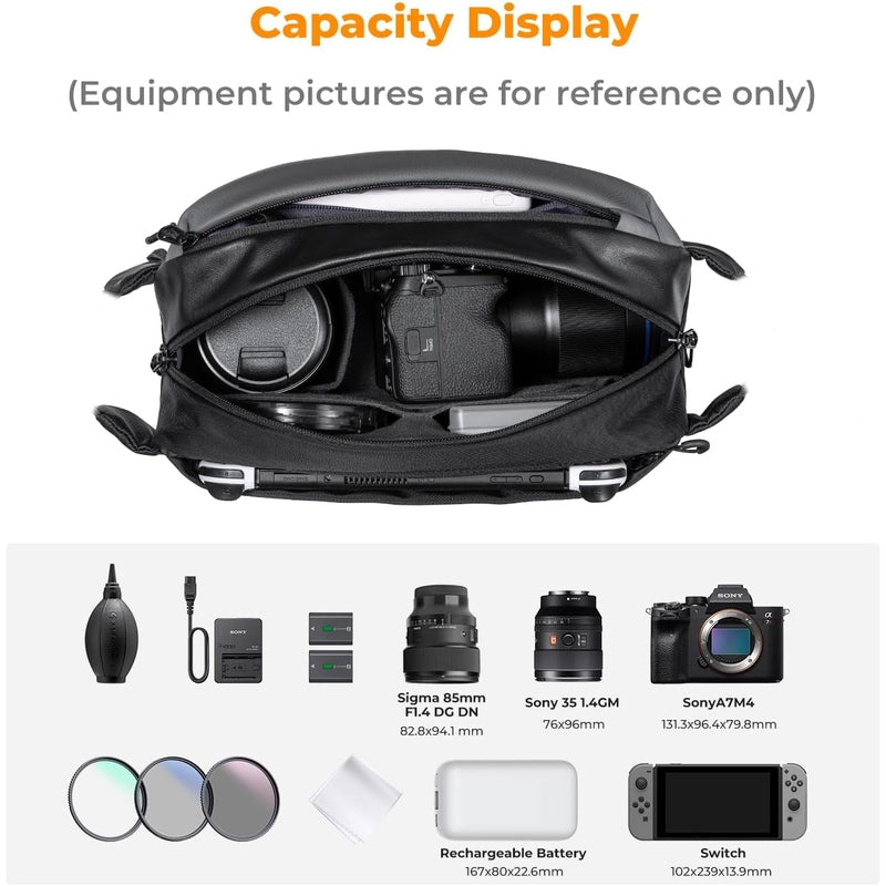 K&F Concept Multi-Functional Camera Sling Bag or Accessory Organizer