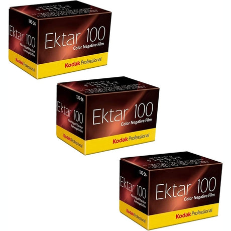 Kodak Ektar 100 Professional ISO 100, 35mm, 36 Exposures, 3 Pack