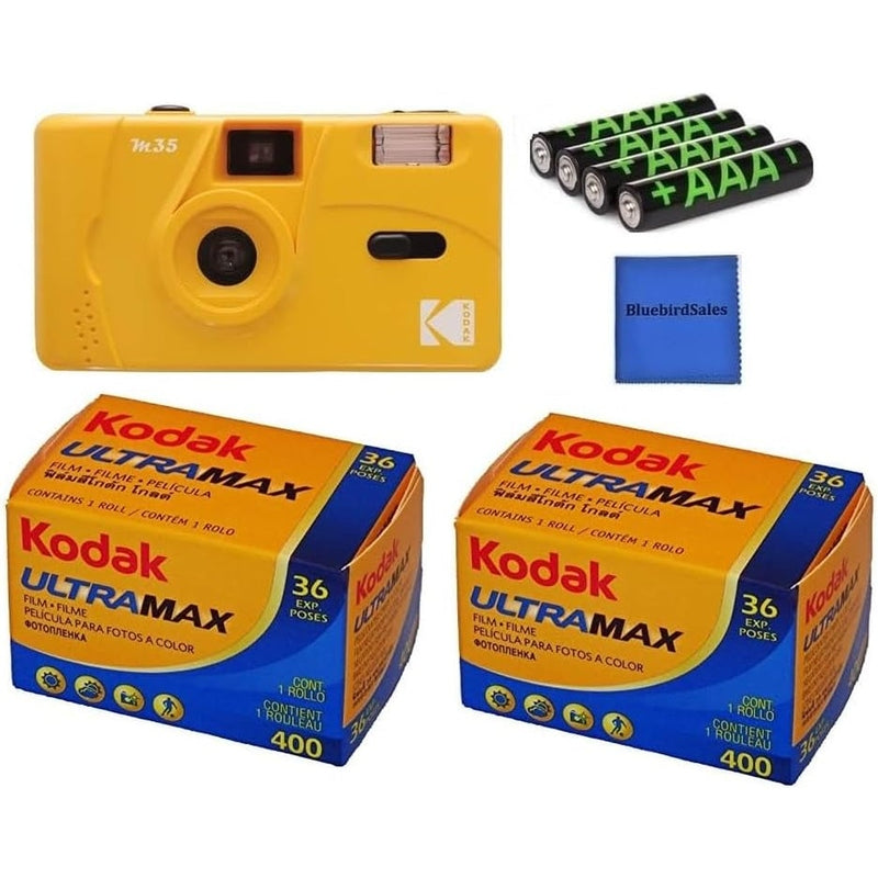 Kodak M35 Film Camera Starter Bundle, Yellow