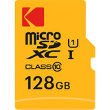 Kodak Micro SDXC Card 128GB UHS-I U1 V10 With Adapter