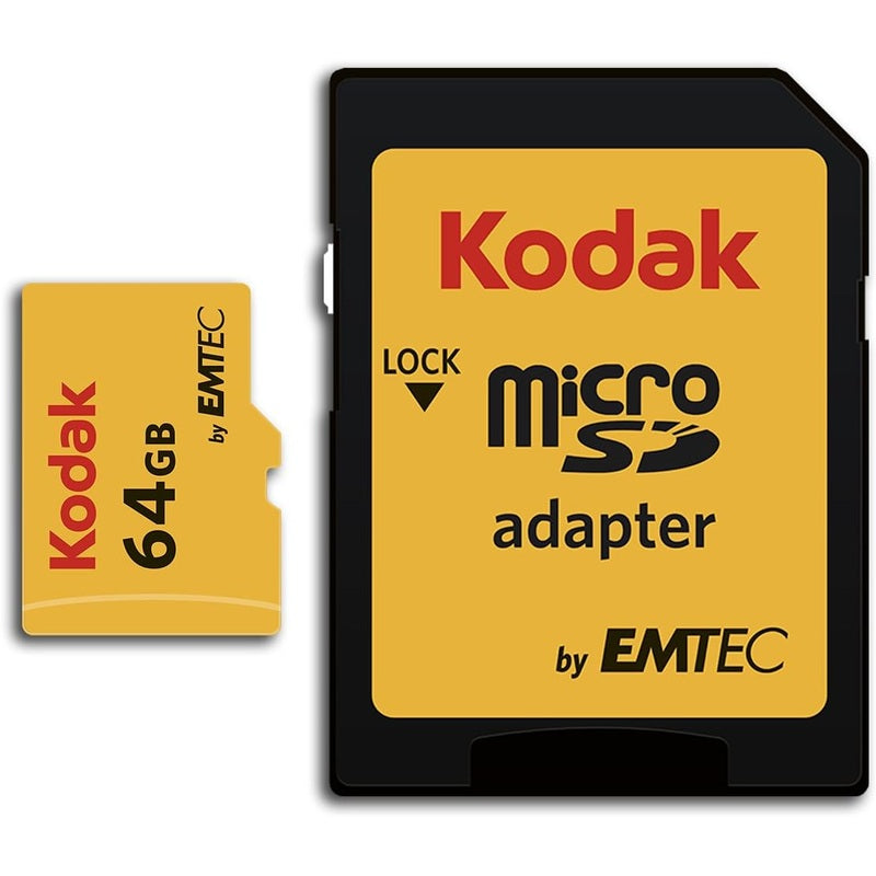 Kodak Micro SDXC Card UHS-I U3 V30 With Adapter