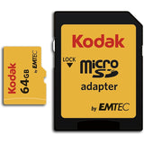Kodak Micro SDXC Card UHS-I U3 V30 With Adapter