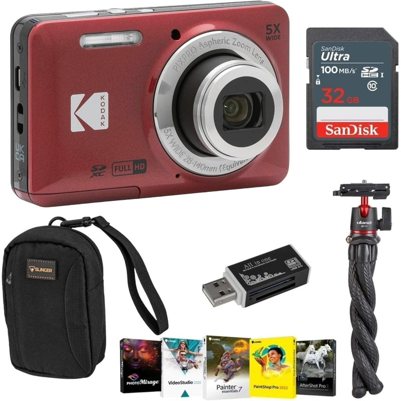 Kodak PIXPRO FZ55 Digital Camera Ultimate Bundle