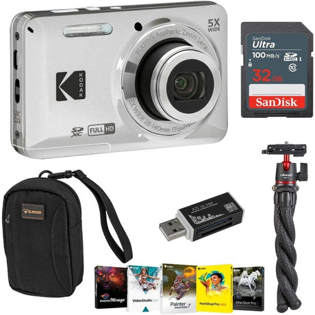 Kodak PIXPRO FZ55 Digital Camera Ultimate Bundle