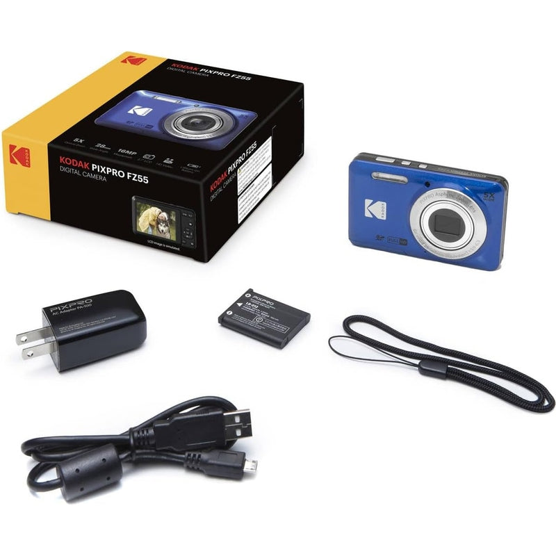 Kodak PIXPRO FZ55 Digital Camera Ultimate Bundle