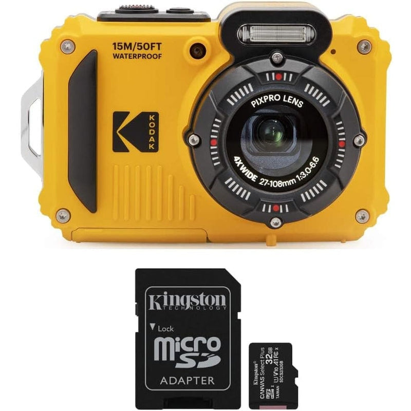 Kodak PIXPRO WPZ2 Waterproof Digital Camera Bundle