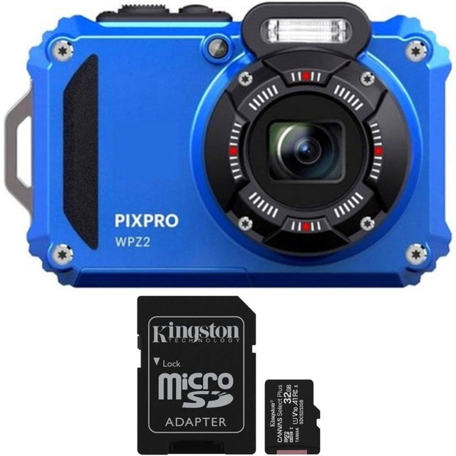 Kodak PIXPRO WPZ2 Waterproof Digital Camera Bundle