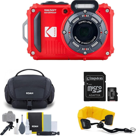 Kodak PIXPRO WPZ2 Waterproof Digital Camera Super Bundle