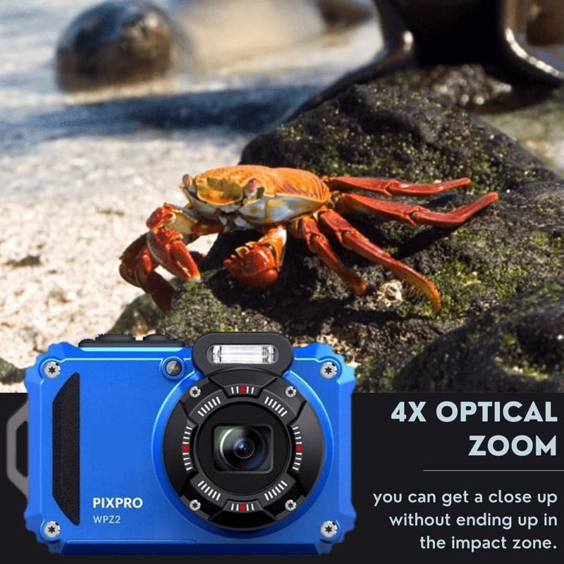 Kodak PIXPRO WPZ2 Waterproof Digital Camera Super Bundle