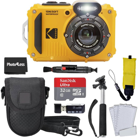 Kodak PIXPRO WPZ2 Waterproof Digital Camera Ultimate Bundle