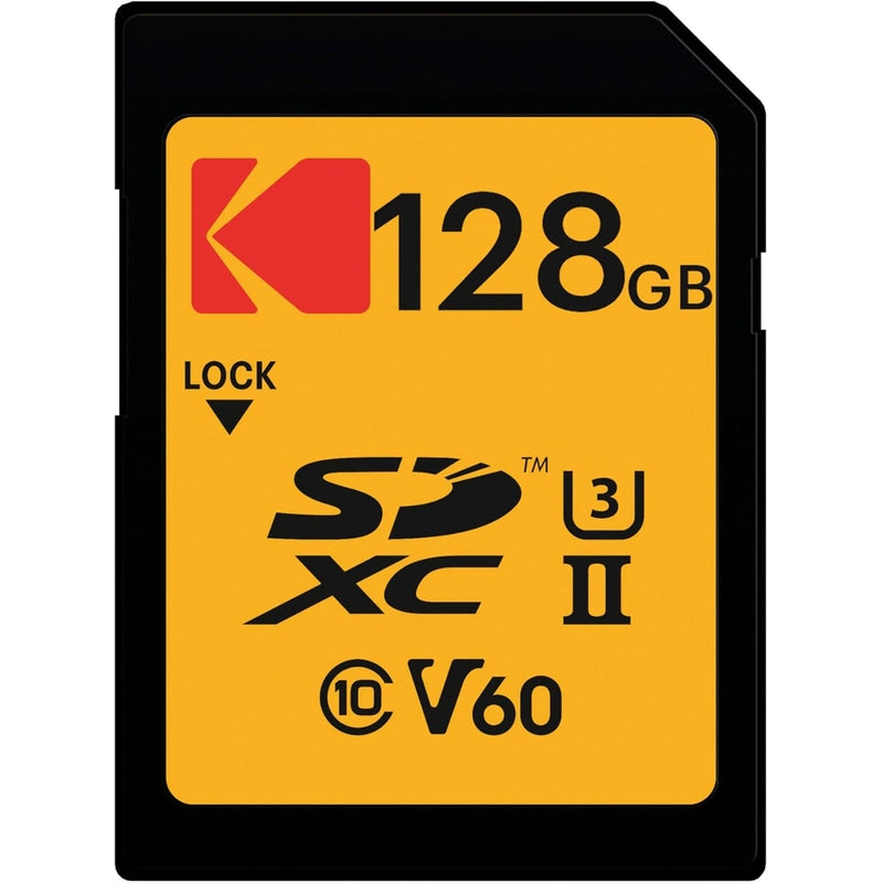 Kodak SDXC Card 128GB UHS-II U3 V60 Ultra Pro