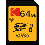 Kodak SDXC Card UHS-II U3 V90 Ultra Pro